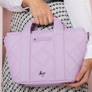 NWOT Lug Sugarplum Dory Matte Luxe VL Crossbody Bag with Matching Stroll Wallet+